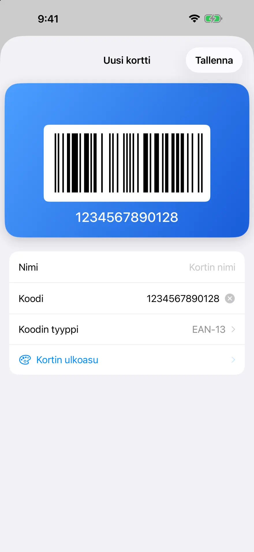 Kaikki viivakoodi- ja QR-tyypit